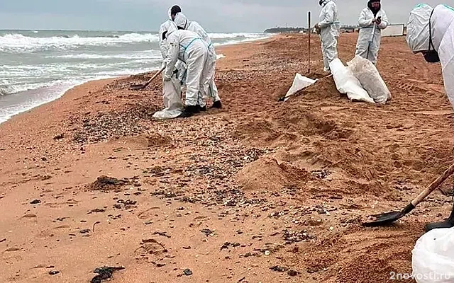 На трех участках побережья Анапы зафиксировали небольшие выбросы мазута — Новости