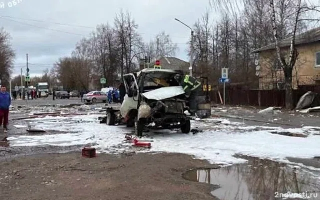 Опубликованы видеокадры взрыва «Газели» с газовыми баллонами в Конаково — Новости