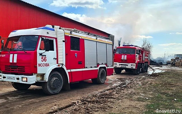 МЧС: Бункер с мукой загорелся в цеху в Кашире — Новости