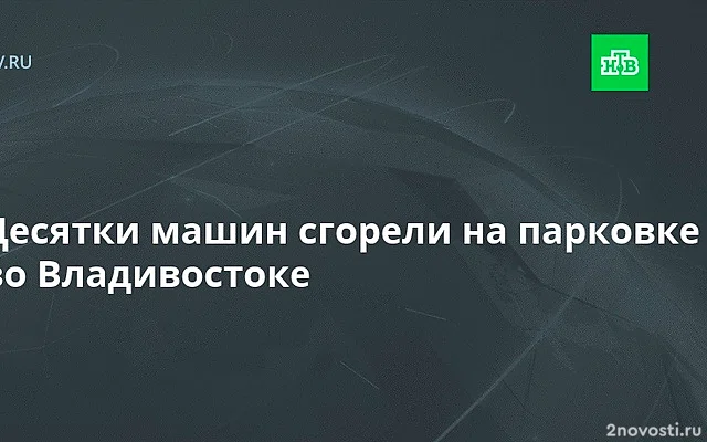 Во Владивостоке на стоянке произошёл мощный пожар, огонь уничтожил десятки машин — Новости