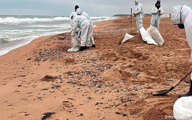 На береговой полосе Анапы зафиксировали новый выброс мазута — Новости