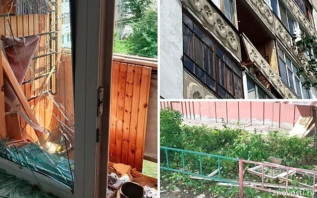 В многоэтажном доме в Уфе взорвался пятилитровый баллон с углекислым газом — Новости
