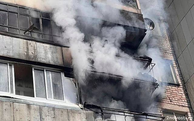Мощный пожар начался в многоэтажке в Уфе — Новости