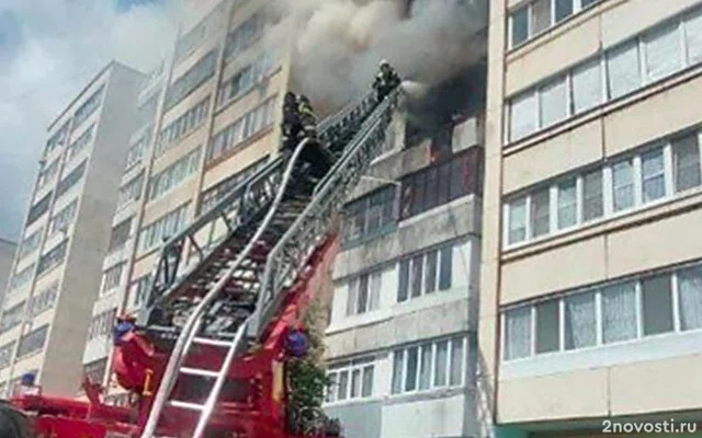 Мощный пожар начался в многоэтажке в Уфе — Новости