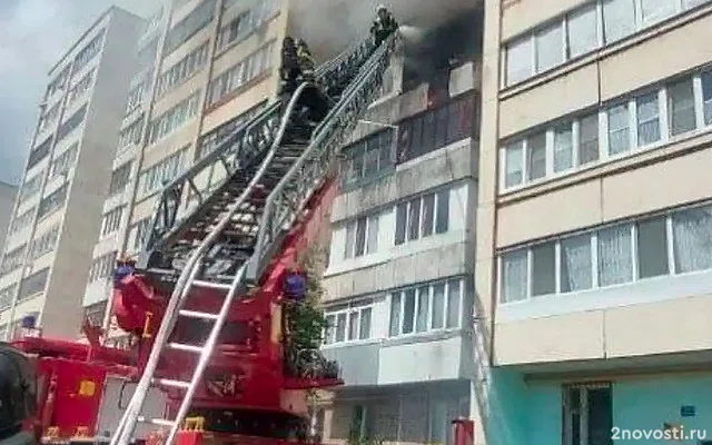 Мощный пожар начался в многоэтажке в Уфе — Новости