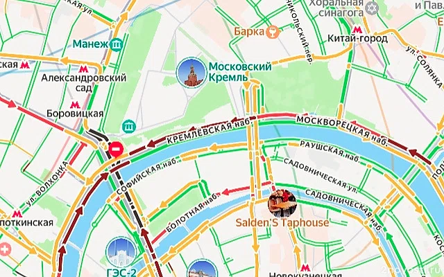 В Москве временно закрыли движение на Смоленской набережной &mdash; Новости