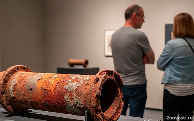 В Музей обороны и блокады Ленинграда передали фрагмент Ладожского трубопровода &mdash; Новости