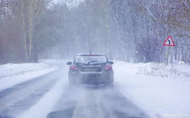 МВД: на трассе М5 в Челябинской области ограничили движение из-за метели — Новости