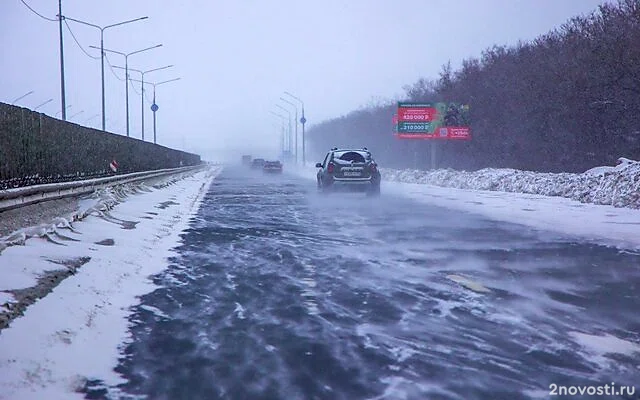 МВД: на трассе М5 в Челябинской области ограничили движение из-за метели — Новости