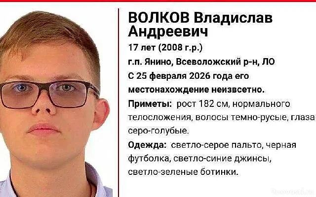 «112»: В Ленобласти 17-летний подросток съехал от родителей и бесследно исчез &mdash; Новости