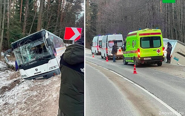 Пять человек пострадали в ДТП с автобусом в Подмосковье — Новости