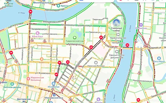 В центре Петербурга расширили перекрытия движения — Новости