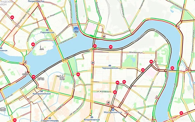 В центре Петербурга расширили перекрытия движения — Новости