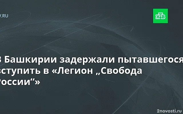 Мужчину задержали за попытку вступить в запрещенный 