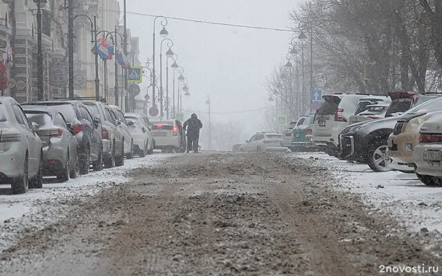 Во Владивостоке мощная метель оборвала электропровода и перекрыла автодвижение — Новости