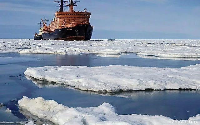 Атомный ледокол «50 лет Победы» получил повреждения обшивки в Карском море — Новости