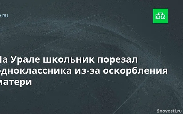 Школьник напал с ножом на одноклассника в Екатеринбурге — Новости