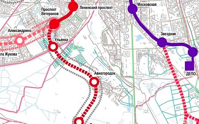 Материалы по продолжению красной линии метро Петербурга выложили на обсуждение — Новости