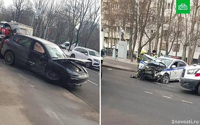 Двое полицейских пострадали в результате ДТП Porsche и служебной машины в Москве — Новости