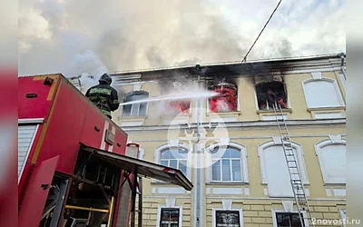 В здании военного госпиталя в Туле вспыхнул пожар — Новости