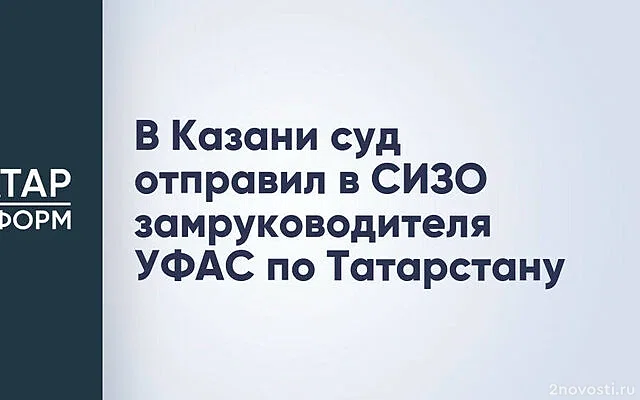 Замруководителя УФАС по Татарстану арестовали по делу о превышении полномочий — Новости