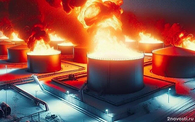 В Воронежской области произошло возгорание на нефтебазе в результате атаки БПЛА — Новости