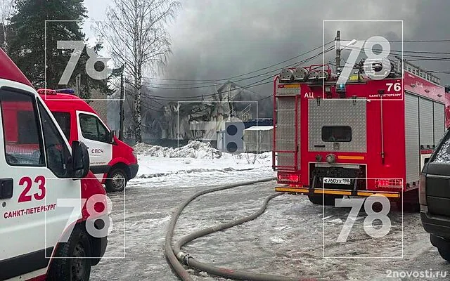 В Петербурге загорелось производственное здание — Новости