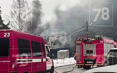 В Петербурге загорелось производственное здание — Новости