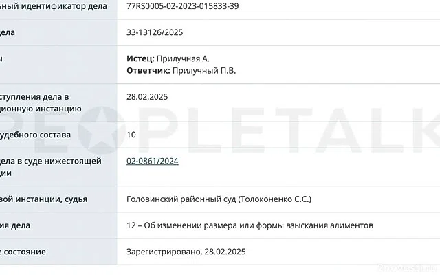 «СтарХит»: актер Прилучный подал апелляционную жалобу из-за алиментов на детей — Новости