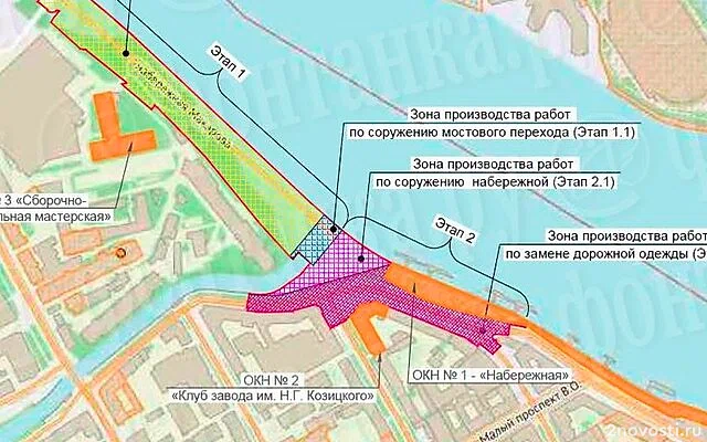 В Петербурге построят новую набережную за 10 млрд руб — Новости