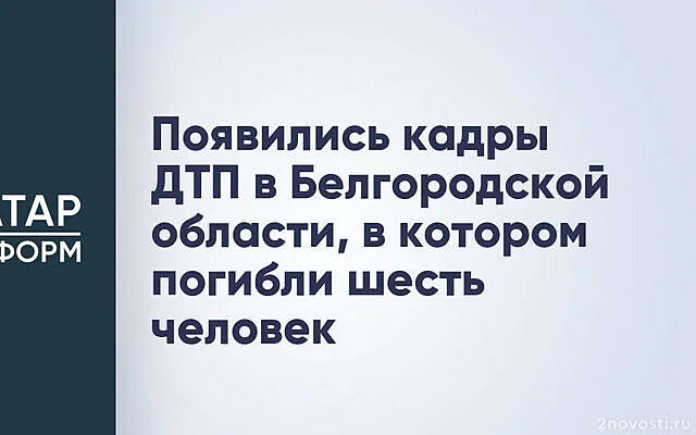 Опубликовано видео с места ДТП с автобусами в Белгородской области — Новости