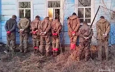 Опубликованы кадры с плененными в Ивашковском под Суджей бойцами ВСУ — Новости