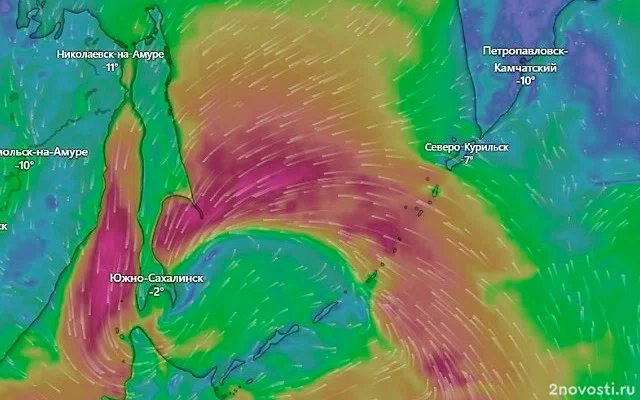 Циклон надвигается на Сахалин: сильные осадки и мокрый снег ждут в шести районах — Новости