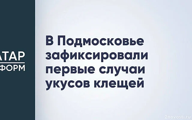 В Подмосковье из-за ранней весны проснулись клещи — Новости