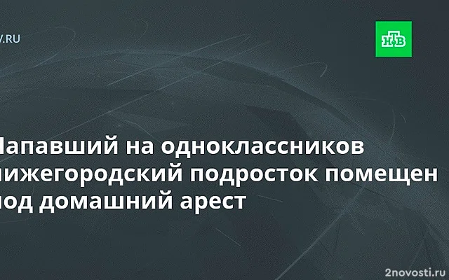 Суд отправил под домашний арест ранившего ножом одноклассников подростка — Новости