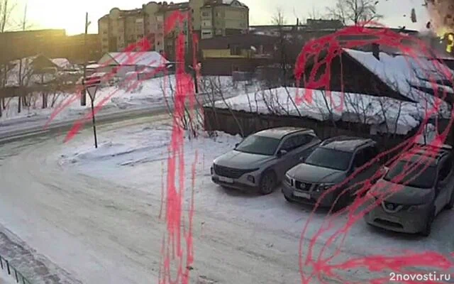 112: момент взрыва в частном доме в Тобольске попал на видео — Новости