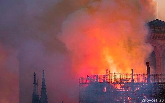 Мощный пожар на ТЭЦ-16 в Москве сняли на видео — Новости