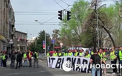 МВД Сербии: 107 тысяч человек участвовали в протесте в Белграде — Новости