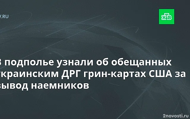 Лебедев: Бойцам ВСУ пообещали грин-карты за вывод наемников из Курской области — Новости