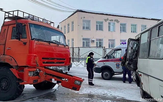 В Якутске произошло ДТП с автобусом и «Камазом» — Новости