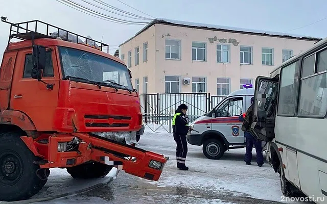 В Якутске произошло ДТП с автобусом и «Камазом» — Новости