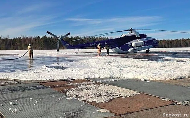 Вертолёт Ми-8 совершил жёсткую посадку в Югре — Новости